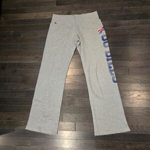 VS PINK NFL Buffalo Bills Low-Rise Wide Waistband Gray Sweatpants - Sz Small